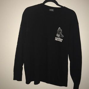 Ignored prayers black long sleeve